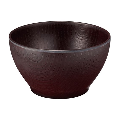 台和 メラミン食器 10cmボール ダークブラウン WD-20-DBR 1枚(ご注文単位1枚)【直送品】