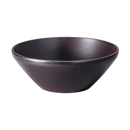 台和 メラミン食器 13cmサラダボール ダークブラウン WD-30-DBR 1枚(ご注文単位1枚)【直送品】