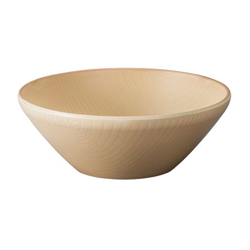台和 メラミン食器 13cmサラダボール ナチュラル WD-30-NA 1枚(ご注文単位1枚)【直送品】