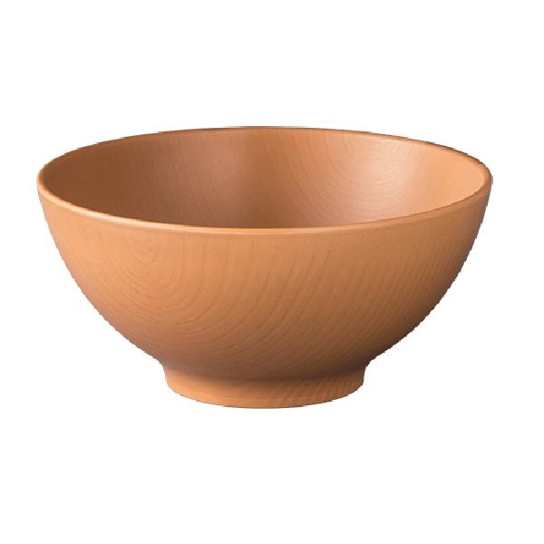 台和 メラミン食器 15cmボール ライトブラウン WD-40-LBR 1枚(ご注文単位1枚)【直送品】