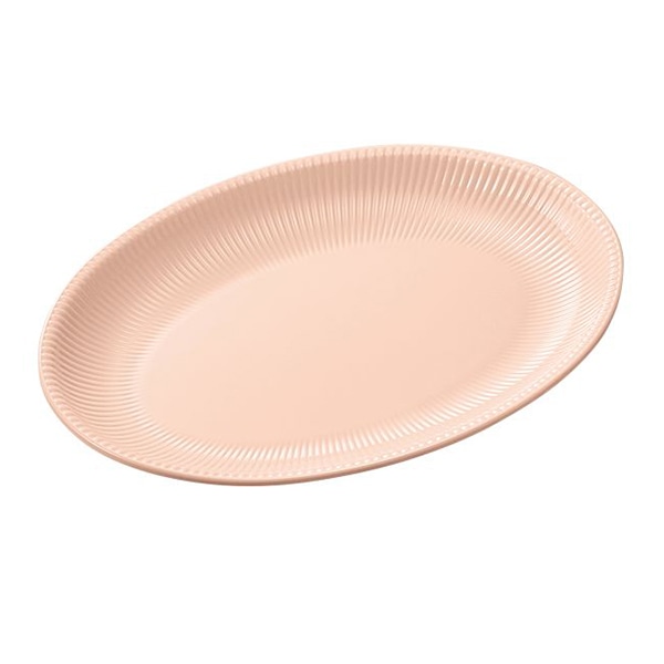 台和 メラミン食器 24cmオーバルプレート スモーキーピンク BY-14-SMP 1枚（ご注文単位1枚）【直送品】
