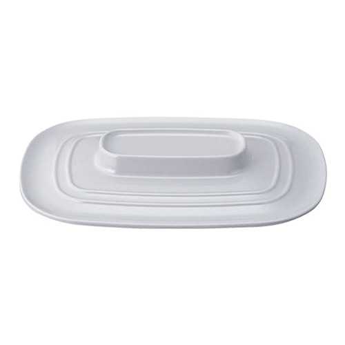 台和 メラミン食器 角深皿蓋 ライトグレー HR-31-LGY 1個（ご注文単位1個）【直送品】