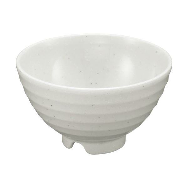 台和 メラミン食器 ロクロ飯碗 中 身 粉引 YH-410-KH 1個（ご注文単位1個）【直送品】