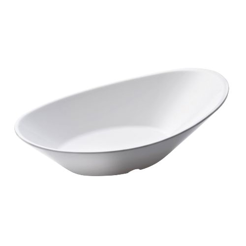 台和 メラミン食器 スロープベーカー 白 BY-270-W 1個(ご注文単位1個)【直送品】