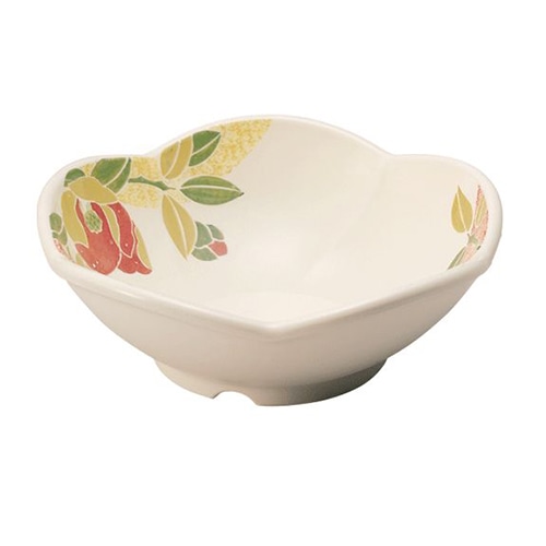 台和 病院・施設向け食器 梅型小鉢 五草花 KD-205-GS 1個(ご注文単位1個)【直送品】