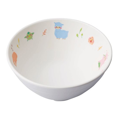 台和 こども用食器 飯碗 小 身 アルパカーナ 白 YH-530-ALW 1個(ご注文単位1個)【直送品】