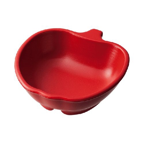 台和 こども用食器 りんご小鉢 赤マーブル MC-56-R 1個（ご注文単位1個）【直送品】