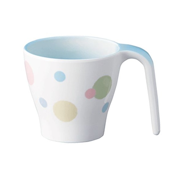 台和 コップ リープカップ 水玉内空色 HS-260-MZSK 1個(ご注文単位1個)【直送品】