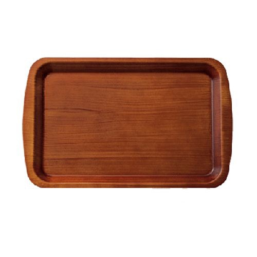 台和 カフェトレー 小 チーク木目 NDC-270-TM 1枚（ご注文単位1枚）【直送品】