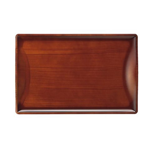 台和 カフェトレー なごみ チーク木目 NDC-3322-TM 1枚（ご注文単位1枚）【直送品】