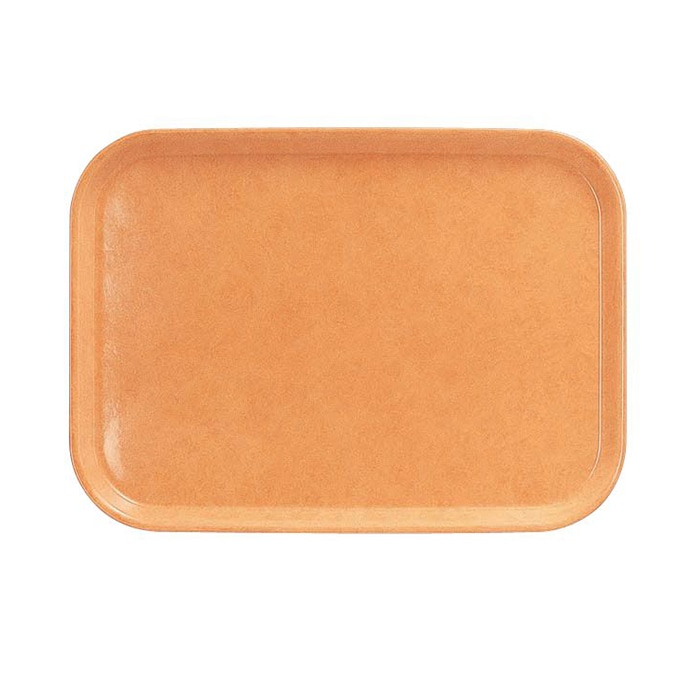 台和 長角トレー 中 ライトオレンジ AP-370-LO 1枚（ご注文単位1枚）【直送品】