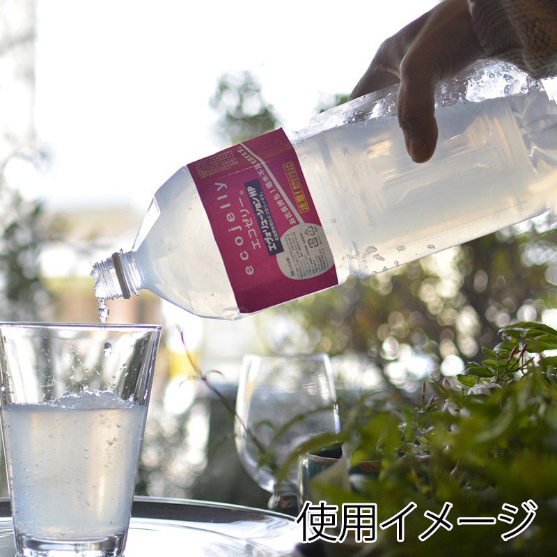 高温期用クラッシュエコゼリー 2kg ペットボトル 6本 1箱(ご注文単位1箱)【直送品】