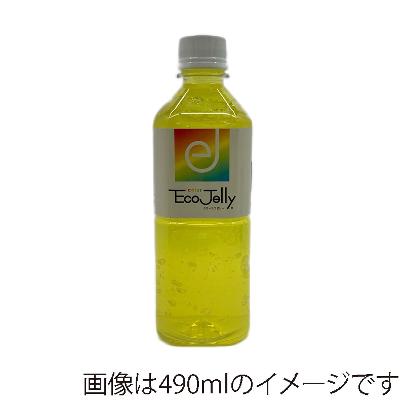 カラーエコゼリー 1000ml　ペットボトル 黄　12本 1箱（ご注文単位1箱）【直送品】