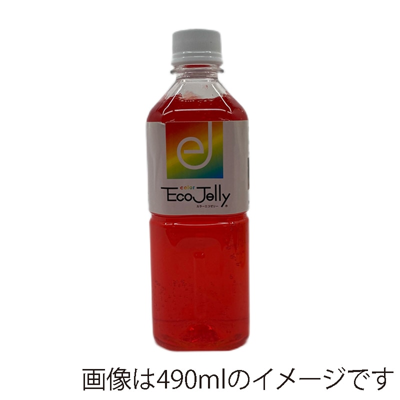 カラーエコゼリー 2000ml　ペットボトル 赤　6本 1箱（ご注文単位1箱）【直送品】