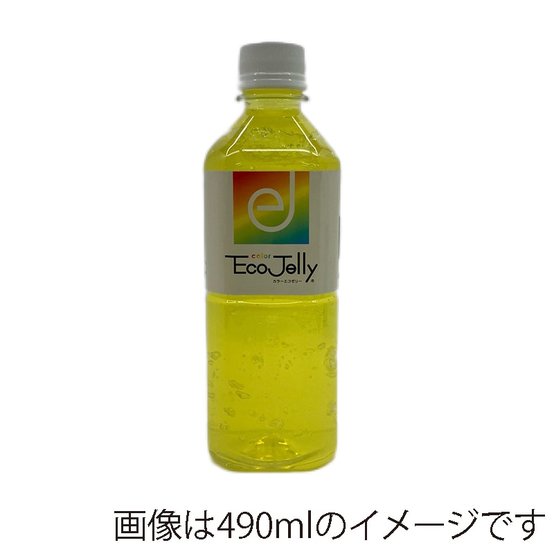 カラーエコゼリー 2000ml　ペットボトル 黄　6本 1箱（ご注文単位1箱）【直送品】