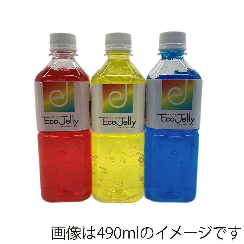カラーエコゼリー 2000ml　ペットボトル 赤・黄・青　6本（各色2本） 1箱（ご注文単位1箱）【直送品】