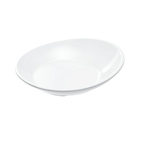 台和 メラミン食器　15cmスロープディッシュ 白 BY-150-W 1枚（ご注文単位1枚）【直送品】