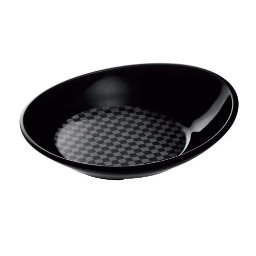 台和 メラミン食器　21cmスロープディッシュ チェッカー BY-210-CHK 1枚（ご注文単位1枚）【直送品】