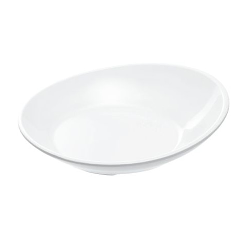 台和 メラミン食器　21cmスロープディッシュ 白 BY-210-W 1枚（ご注文単位1枚）【直送品】