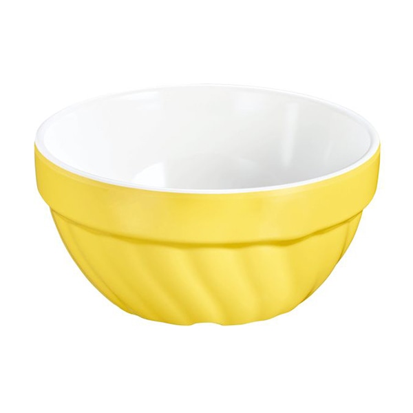 台和 メラミン食器　9.5cm　ネジコバチ レモンホワイト CH-630-LEW 1枚（ご注文単位1枚）【直送品】