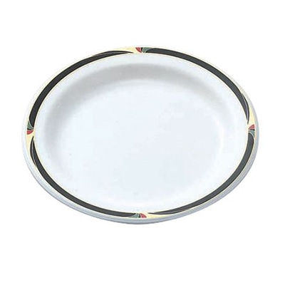 台和 メラミン食器 パン皿 ウェーブ DY-104-GW 1枚(ご注文単位1枚)【直送品】