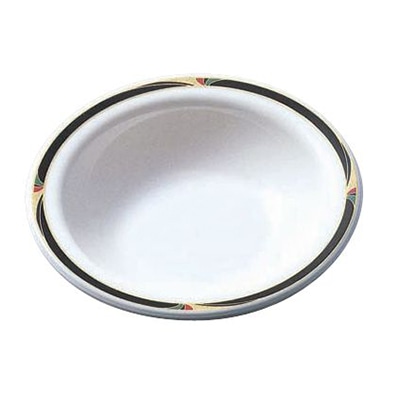 >台和 メラミン食器 フルーツボール 小 ウェーブ DY-108-GW 1枚(ご注文単位1枚)【直送品】