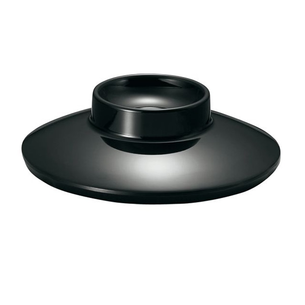 台和 メラミン食器　飯椀　蓋 黒 ED-203-BK 1枚（ご注文単位1枚）【直送品】