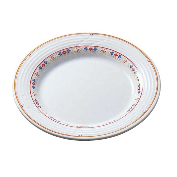 台和 メラミン食器　ミート皿21cm ジャルダン ED-210-JA 1枚（ご注文単位1枚）【直送品】