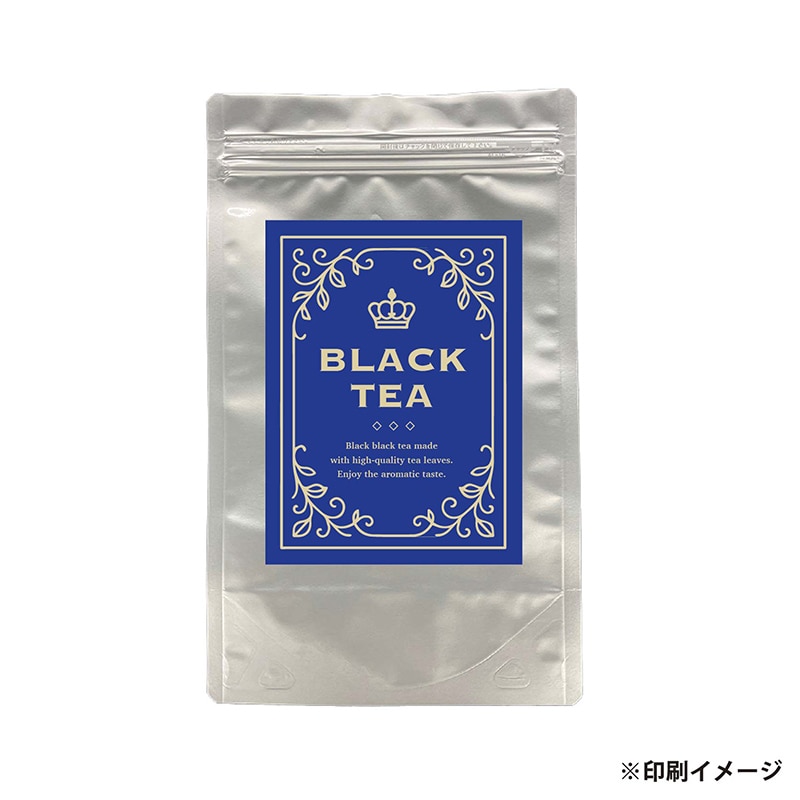 【オリジナル印刷】アルミスタンドパウチチャック袋 AL－16 4色カラーラベル貼り加工　800枚