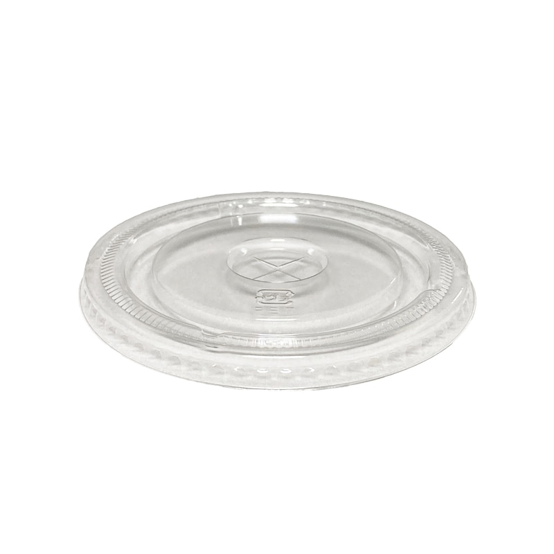 【オリジナル印刷】プラカップ用平蓋 口径96カップ用 ストロー×穴付　2000個