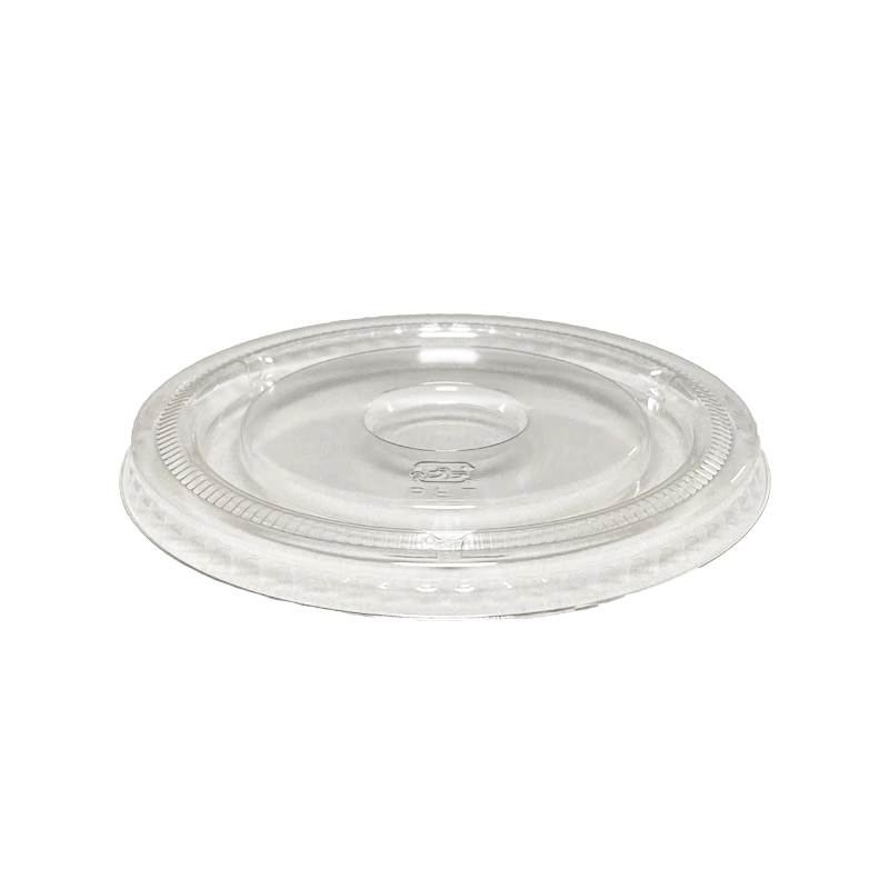 【オリジナル印刷】プラカップ用平蓋 口径96カップ用 ストロー穴無　4000個