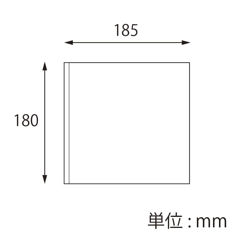 【オリジナル印刷】特注小ロットバーガー袋 L-180-185 白 1色 3000枚