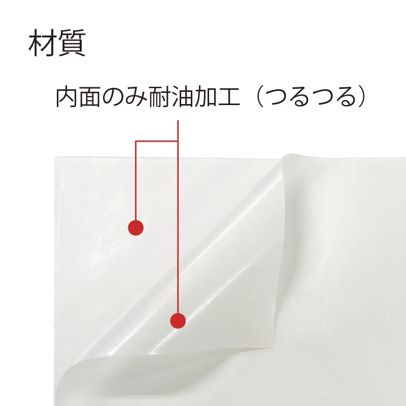 【オリジナル印刷】特注小ロットバーガー袋 L-80-190 白 1色 3000枚