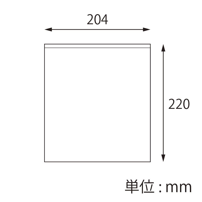 【オリジナル印刷】特注小ロットスナック袋 コー204-220 白 1色 3000枚