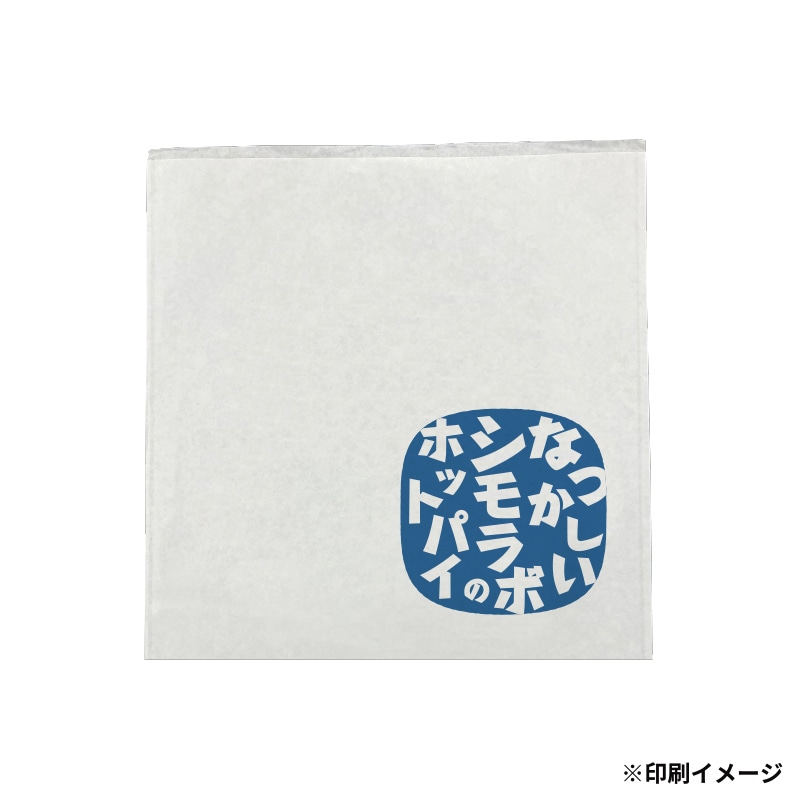 【オリジナル印刷】特注小ロットスナック袋 コー180-185 白 1色 3000枚