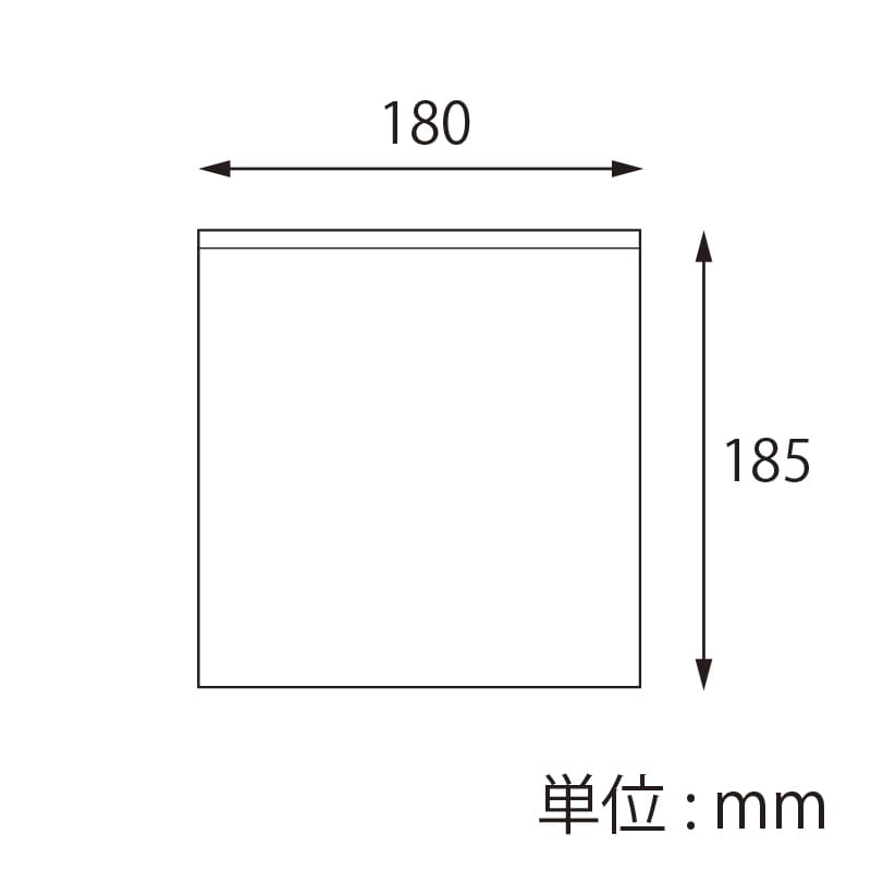 【オリジナル印刷】特注小ロットスナック袋 コー180-185 白 1色 3000枚