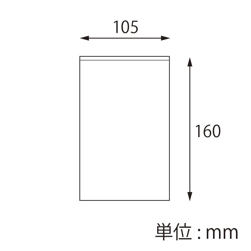 【オリジナル印刷】特注小ロットスナック袋 コー105-160 白 1色 3000枚