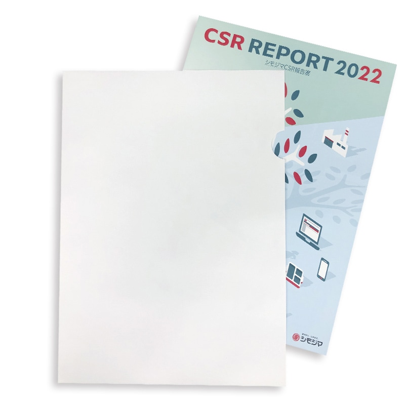 【オリジナル印刷】特注紙ファイル A4判 表:厚口×裏:厚口 500枚 ECOFA 両面カラー印刷 500枚