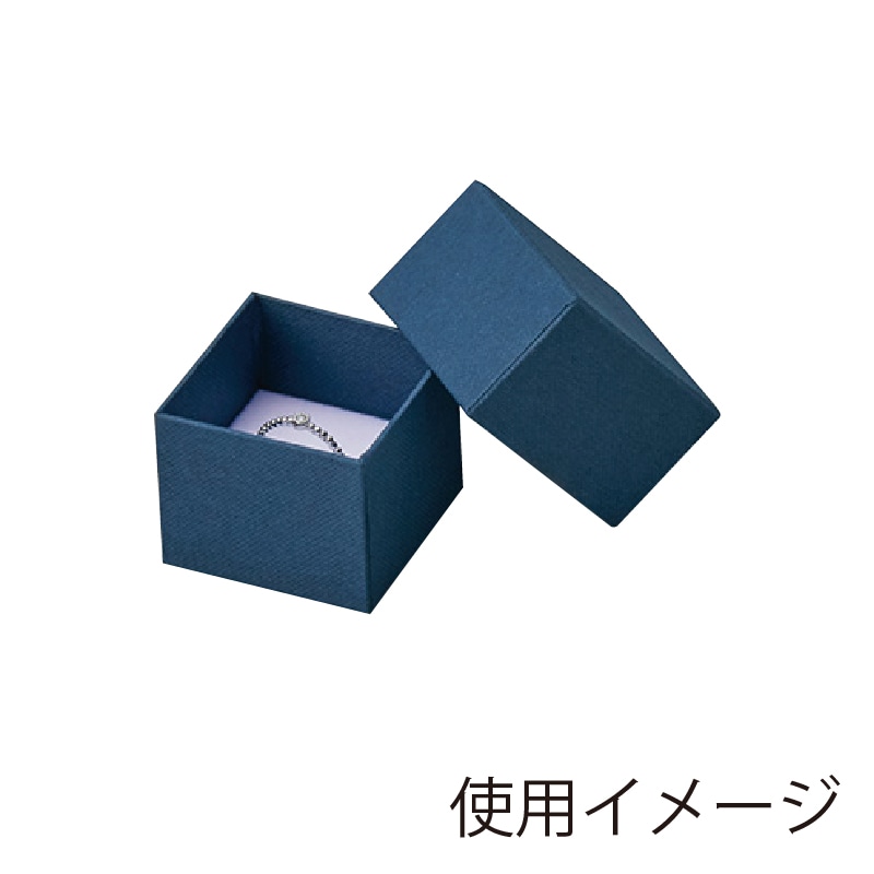 【オリジナル印刷】ジュエリーBOX REP216　紺 1色印刷　120個