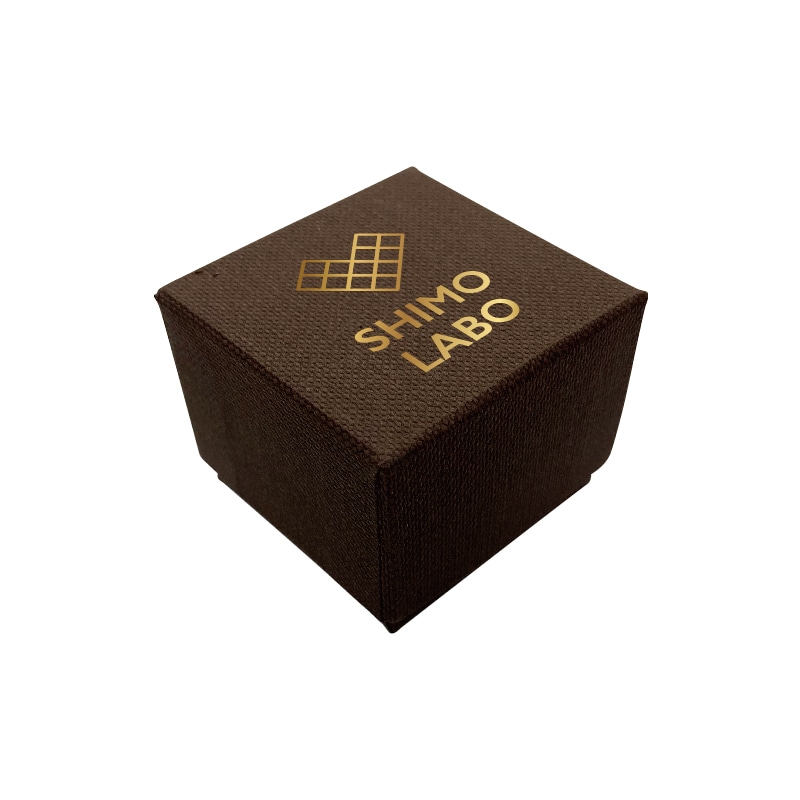 【オリジナル印刷】ジュエリーBOX REP216　焦茶 1色印刷　120個