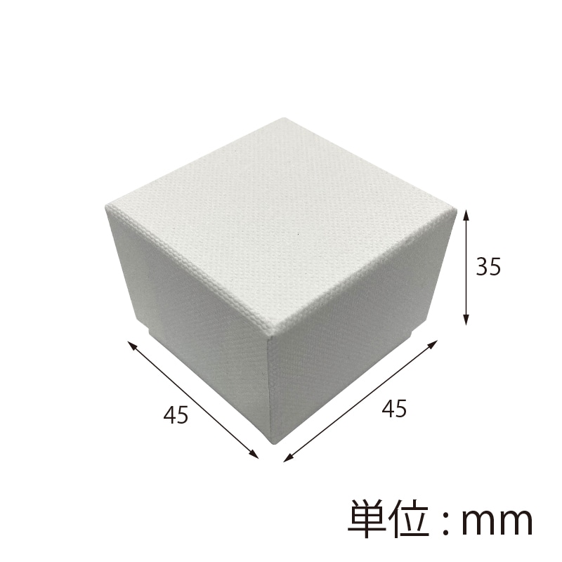 【オリジナル印刷】ジュエリーBOX REP216　白 1色印刷　60個