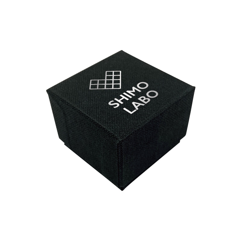 【オリジナル印刷】ジュエリーBOX REP216　黒 1色印刷　60個