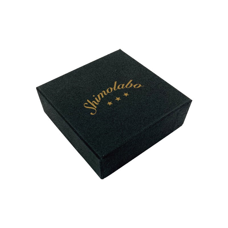 【オリジナル印刷】ジュエリーBOX REP217　黒 1色印刷　120個