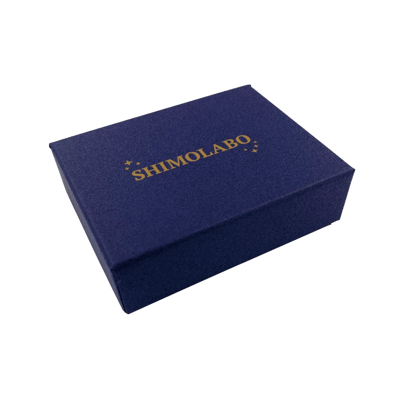 【オリジナル印刷】ジュエリーBOX F67　紺 1色印刷　120個