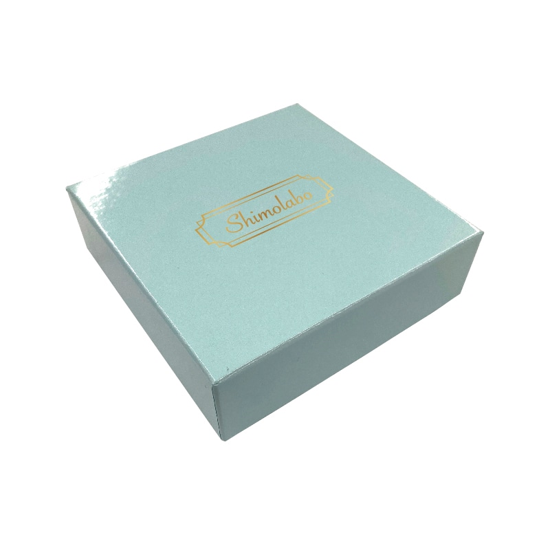 【オリジナル印刷】ジュエリーBOX F85　ブルー 1色印刷　120個