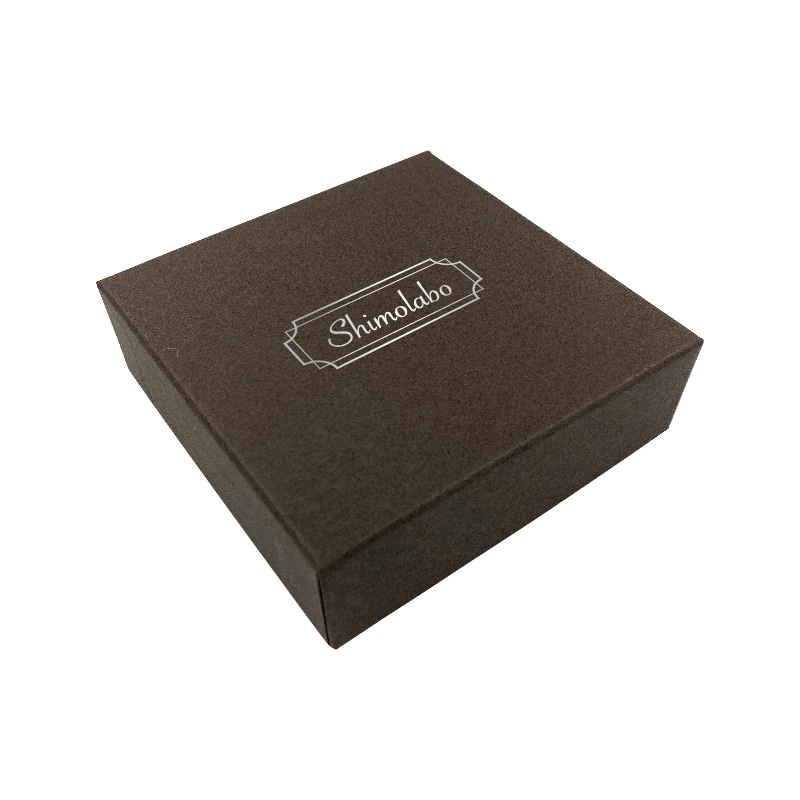 【オリジナル印刷】ジュエリーBOX F85　チョコ 1色印刷　120個