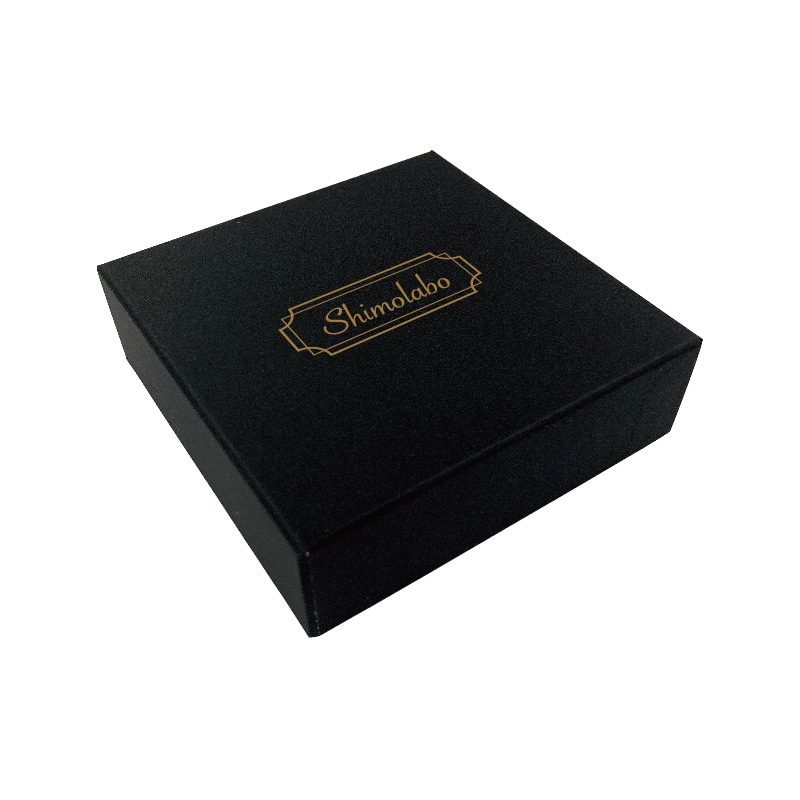 【オリジナル印刷】ジュエリーBOX F85　黒 1色印刷　120個