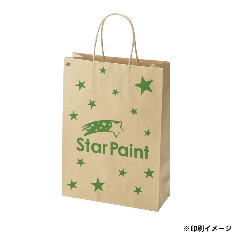 【オリジナル印刷】スムースBS－100　未晒120g（茶） ベタ印刷なし1色印刷　3000枚 オプション　なし 3000枚