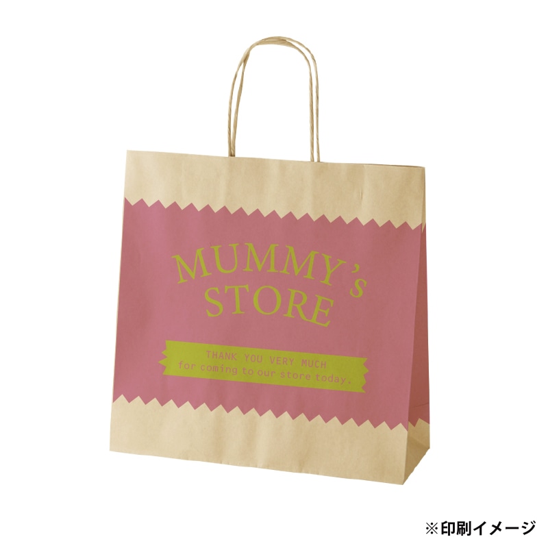 【オリジナル印刷】スムースB3才 未晒120g(茶) ベタ印刷あり2色印刷 3000枚 オプション ニス 3000枚