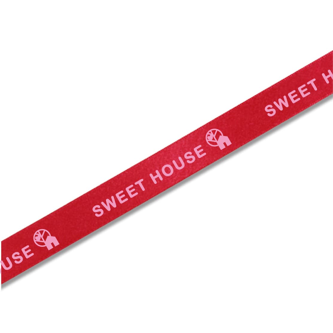 【オリジナル印刷】名入れリボン印刷 1色シルク印刷　34巻 シルキーサテン　18mm 34巻